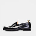 Volzak 315 Black Detachable Leather Penny Loafer