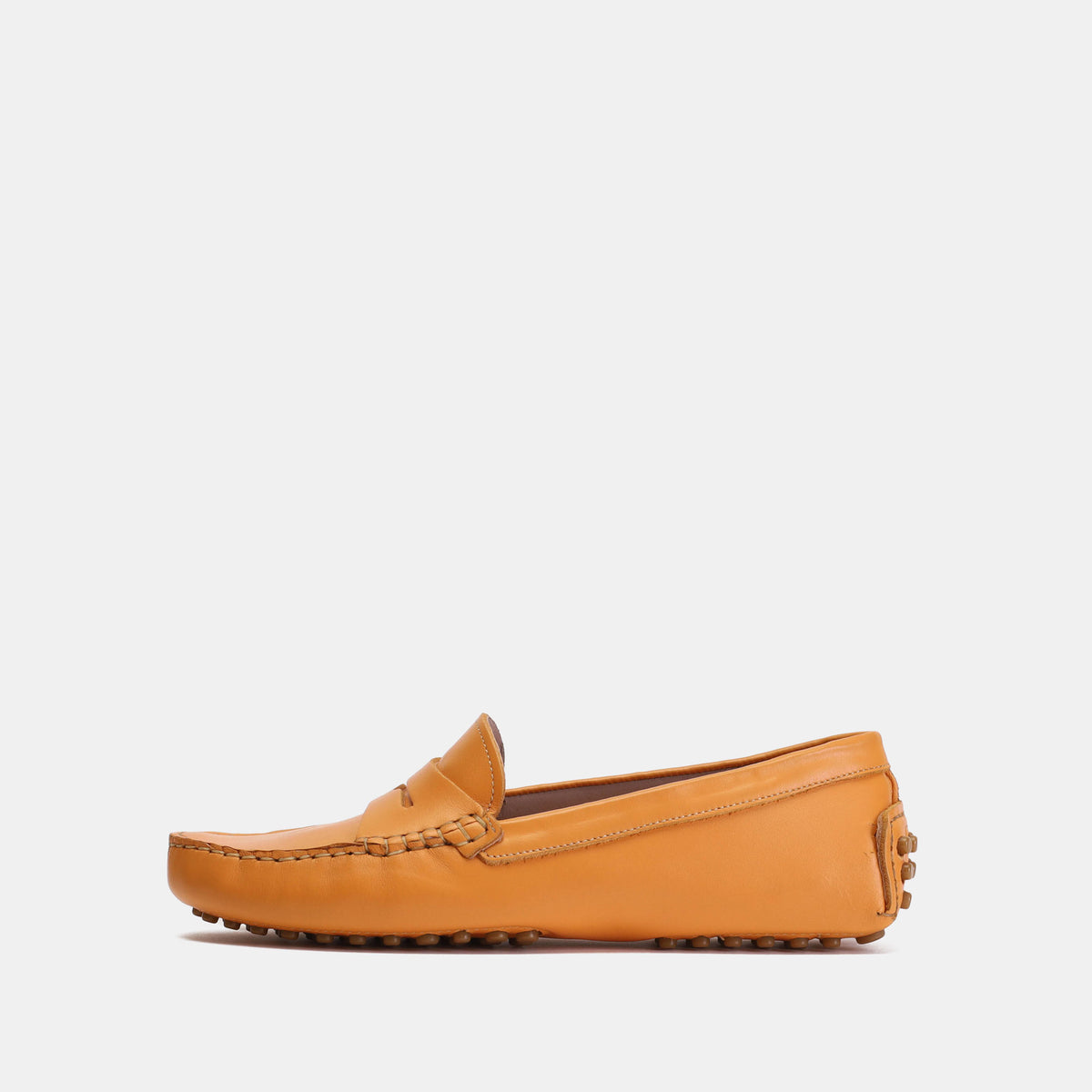 Volzak 305 Orange Leather Moccasin