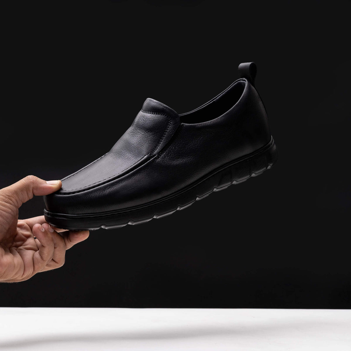 Volzak 3066 Black Leather Shoe