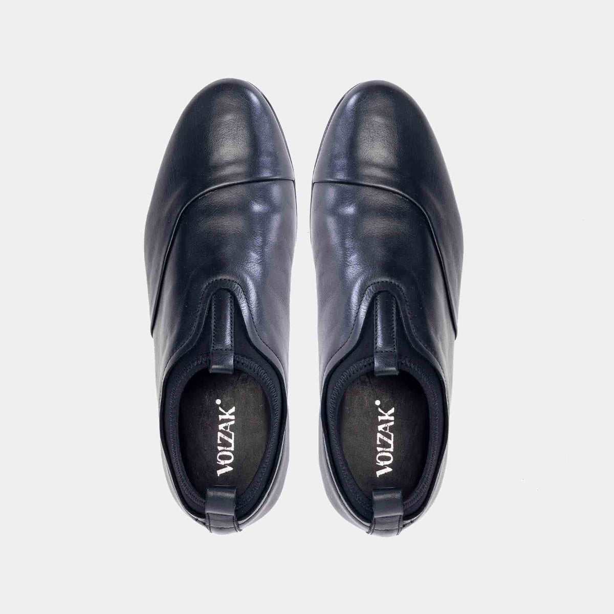 Volzak 3158 Black Leather Shoe