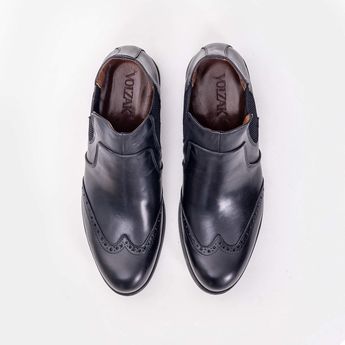 Volzak 5101 Black Leather Ankle Boot