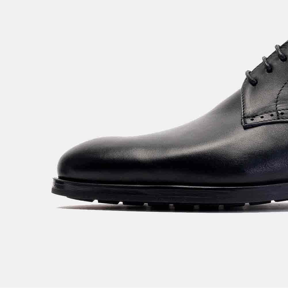 Volzak 5121 Black Leather Shoe