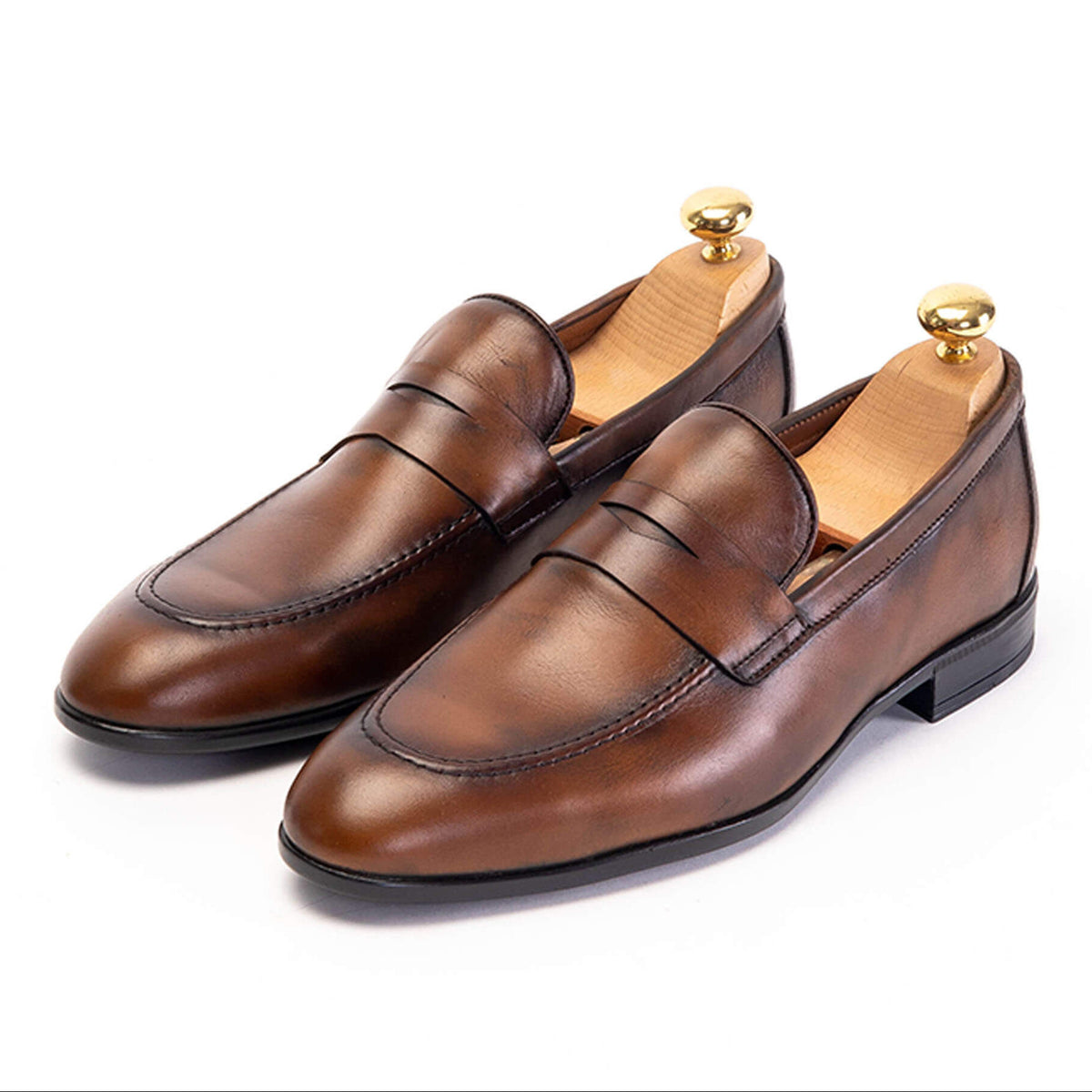 Volzak 5123 Vintage Brown Leather Shoe