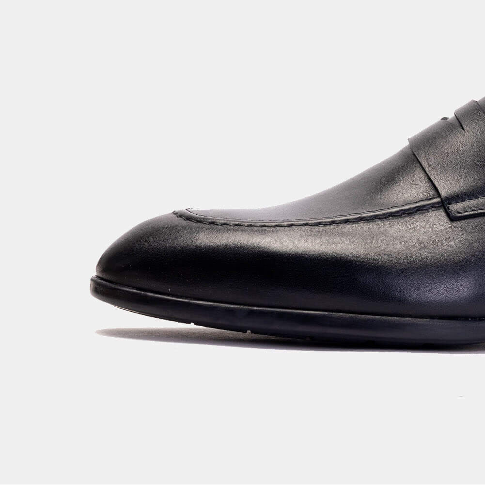 Volzak 5123 Black Leather Shoe