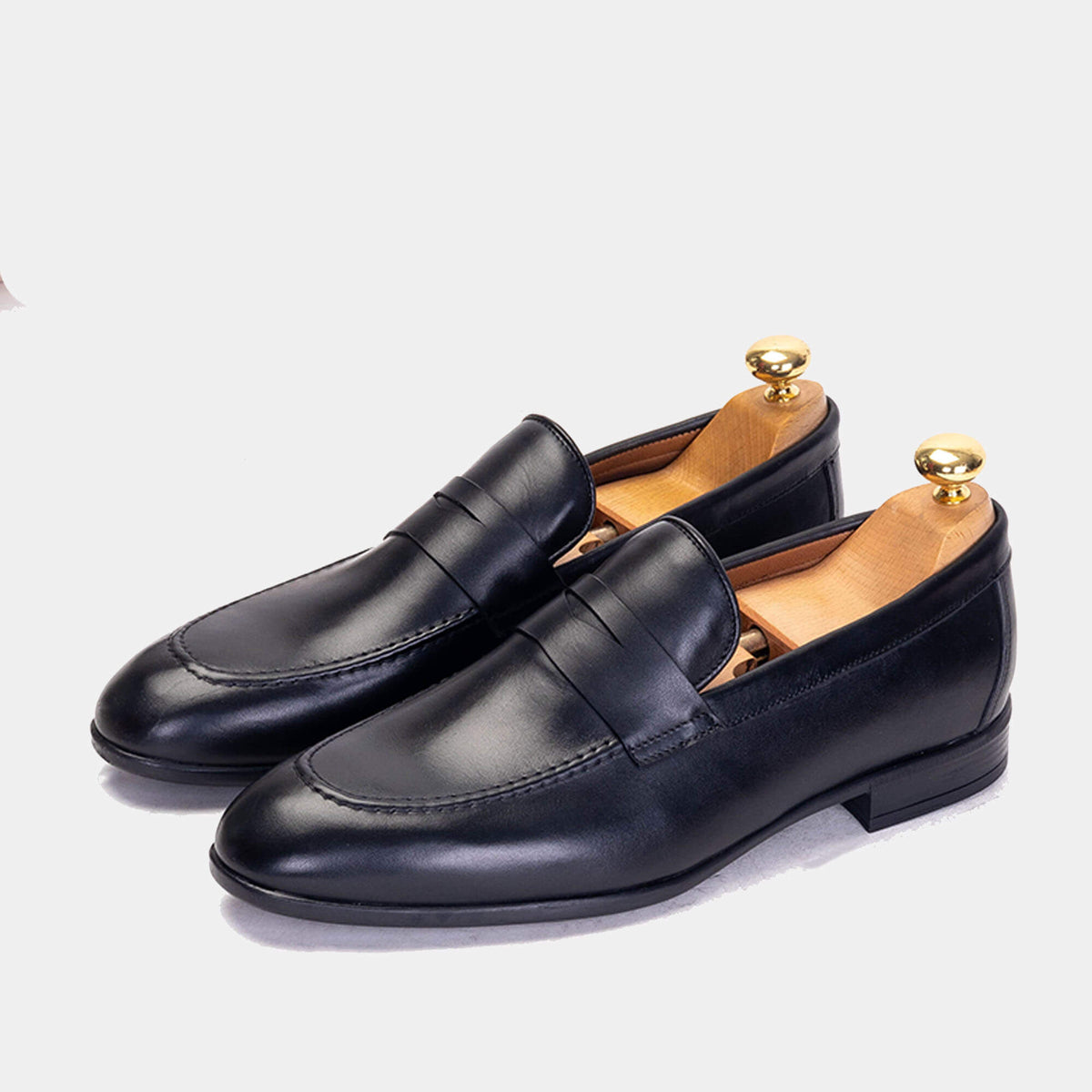 Volzak 5123 Black Leather Shoe