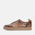 Volzak 5150 Vintage Brown Leather Sneakers