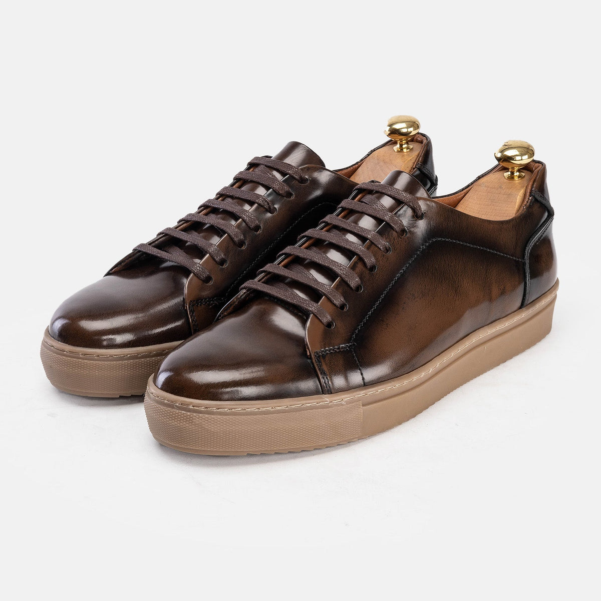 Volzak 5150 Vintage Brown Leather Unmaskable Sneaker