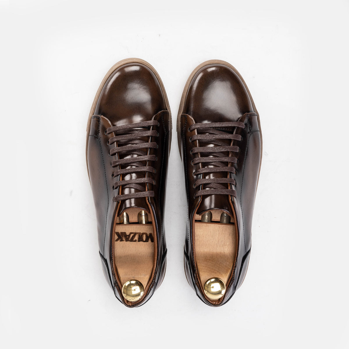 Volzak 5150 Vintage Brown Leather Unmaskable Sneaker