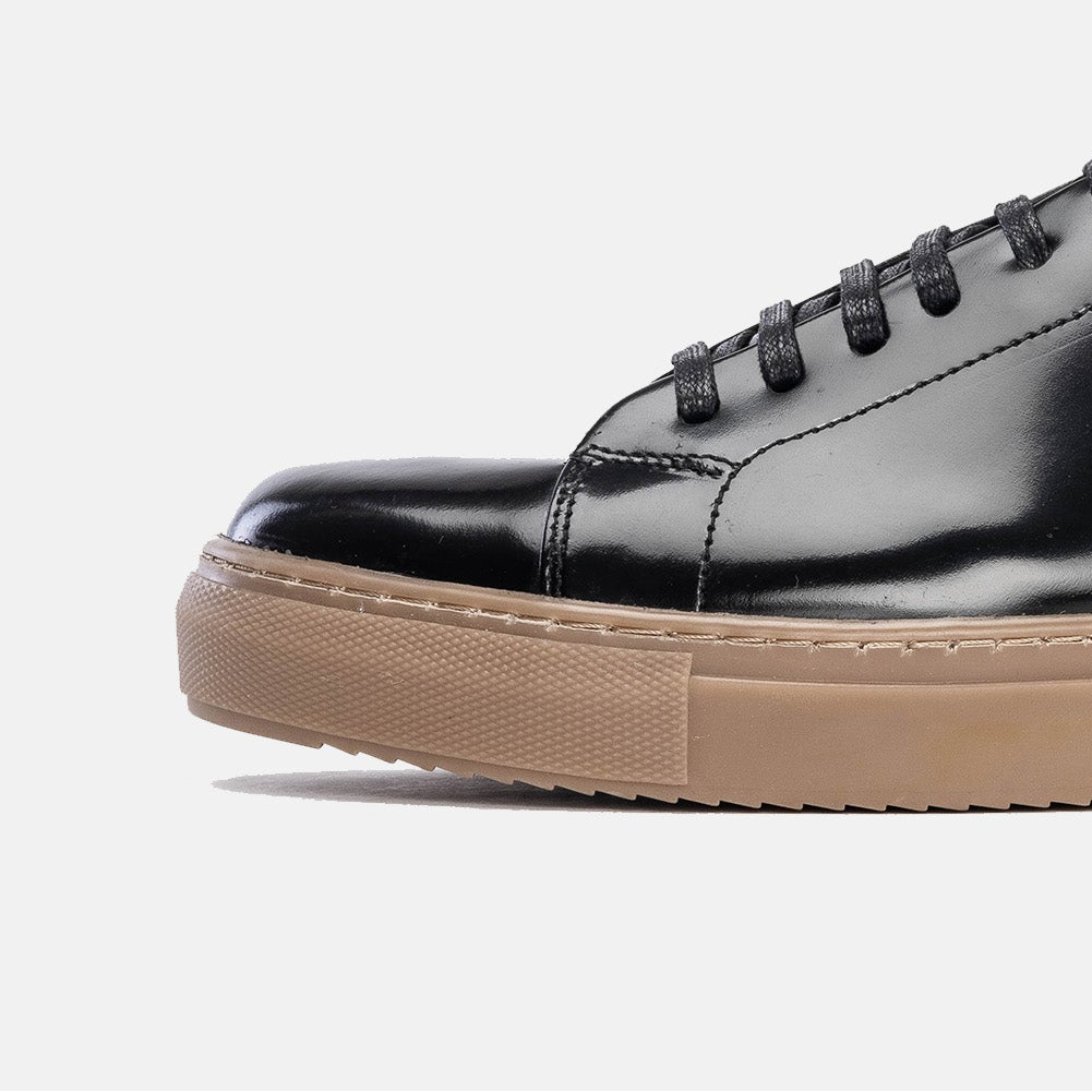 Volzak 5150 Basket en cuir Démasquable Noir