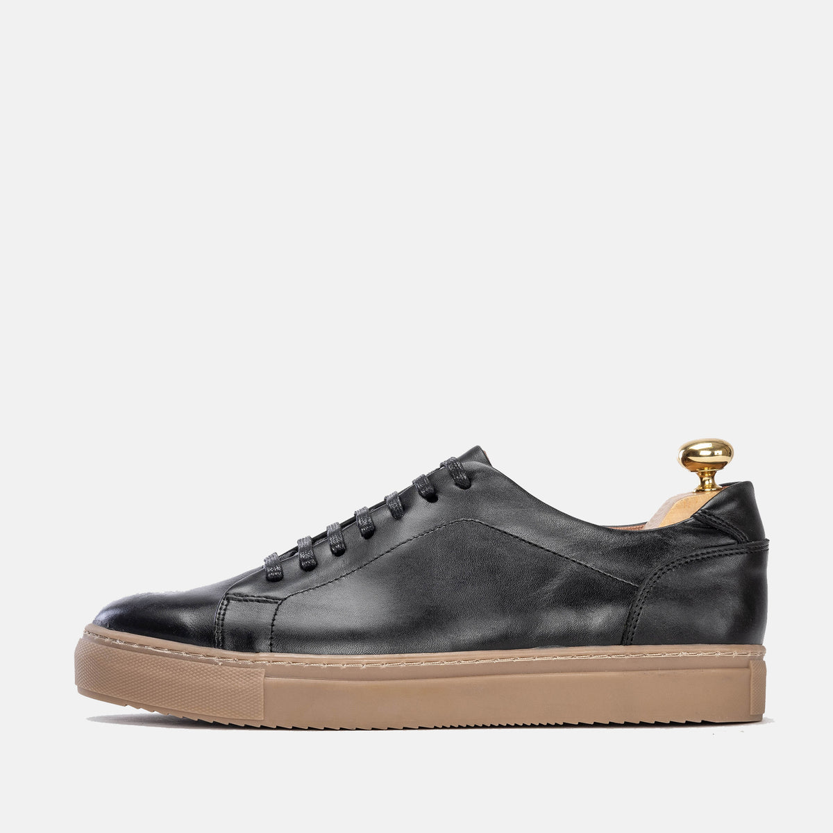Volzak 5150 Black Leather Sneakers