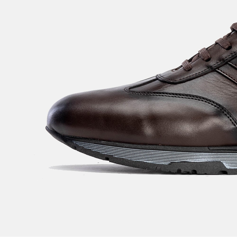 Volzak 5152 Basket en cuir Marron