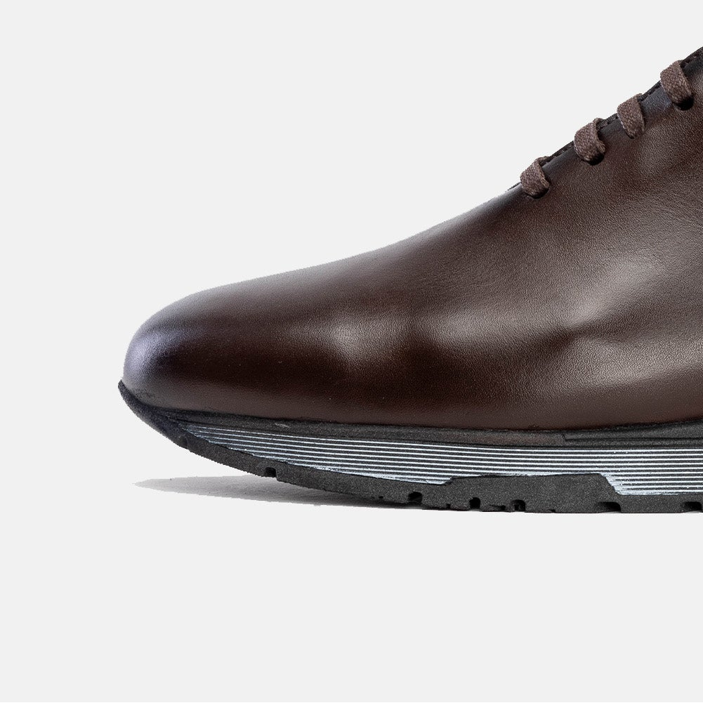 Volzak 5154 Brown Leather Sneakers