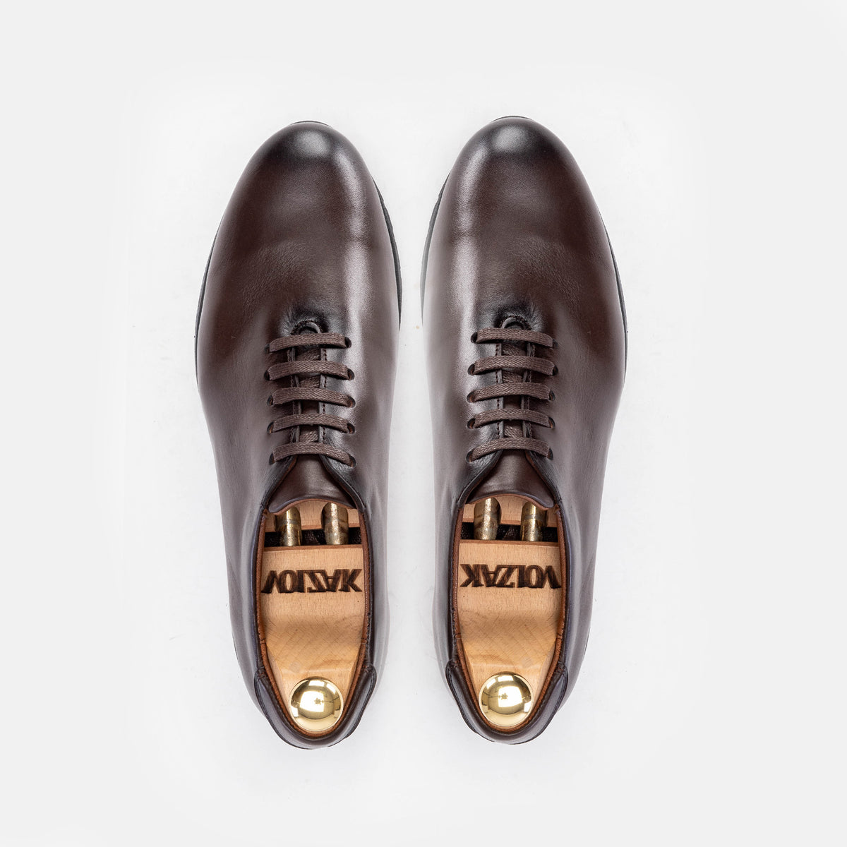 Volzak 5154 Brown Leather Sneakers