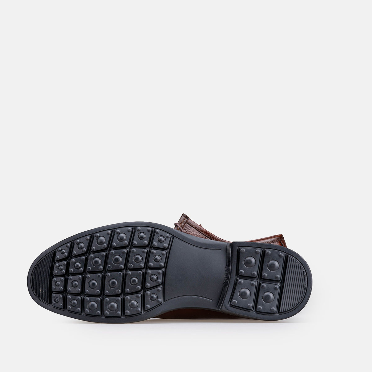 Volzak 5545 chaussure en cuir Marron Grainé
