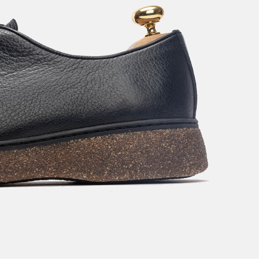 Volzak 6077 Black Leather Shoe