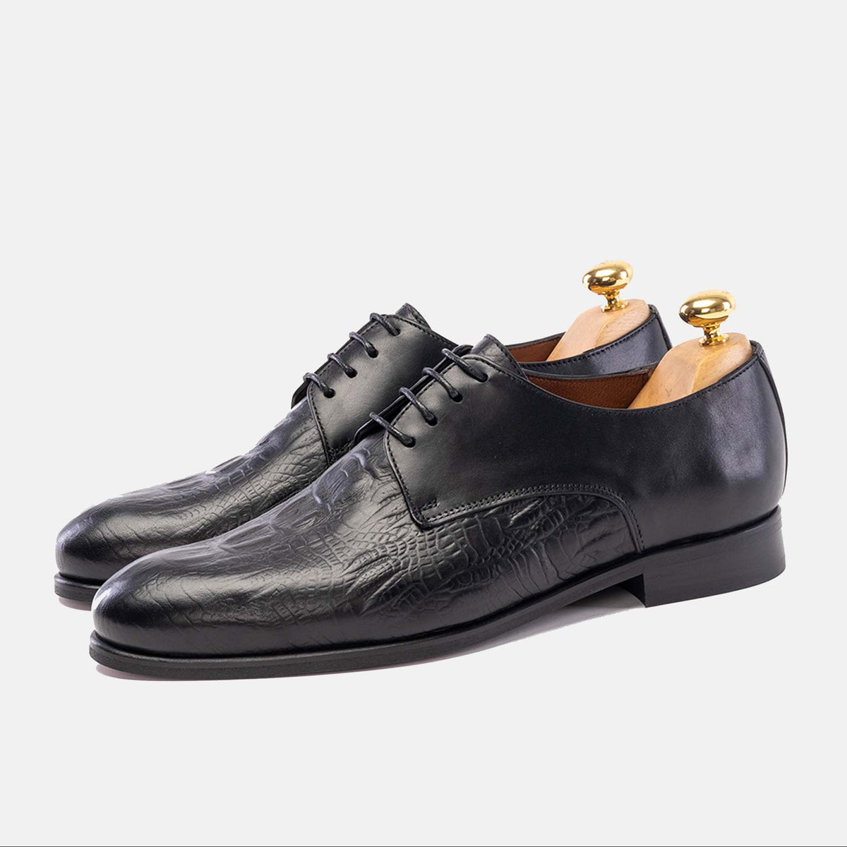 Volzak 6083 Black Leather Shoe