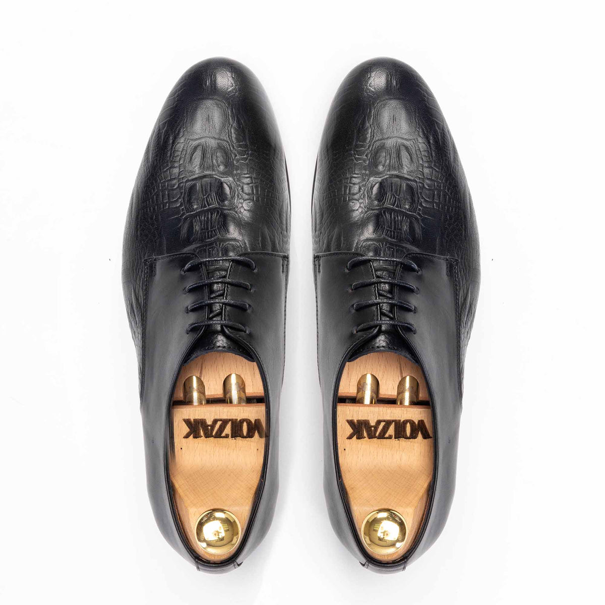 Volzak 6083 Black Leather Shoe