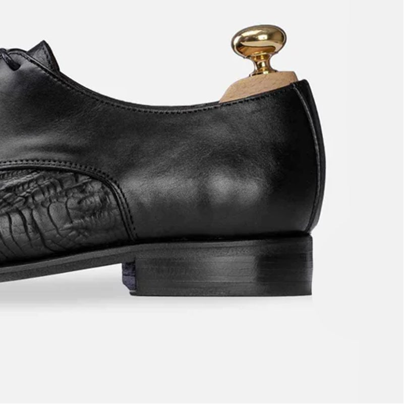 Volzak 6083 Black Leather Shoe