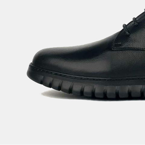 Volzak 6086 Black Leather Shoe