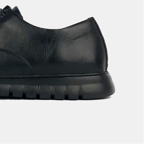 Volzak 6086 Black Leather Shoe