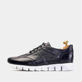 Volzak 6107 Black Leather Sneakers