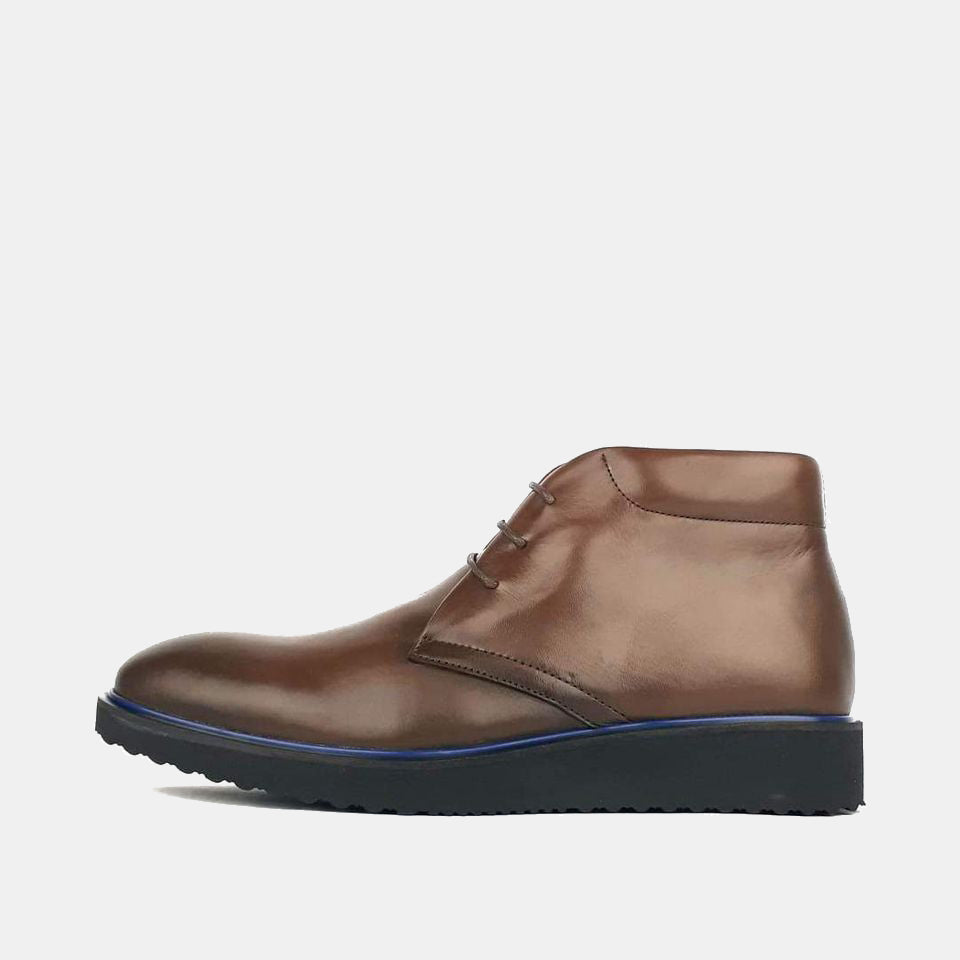 Volzak 8024 Brown Leather Ankle Boot