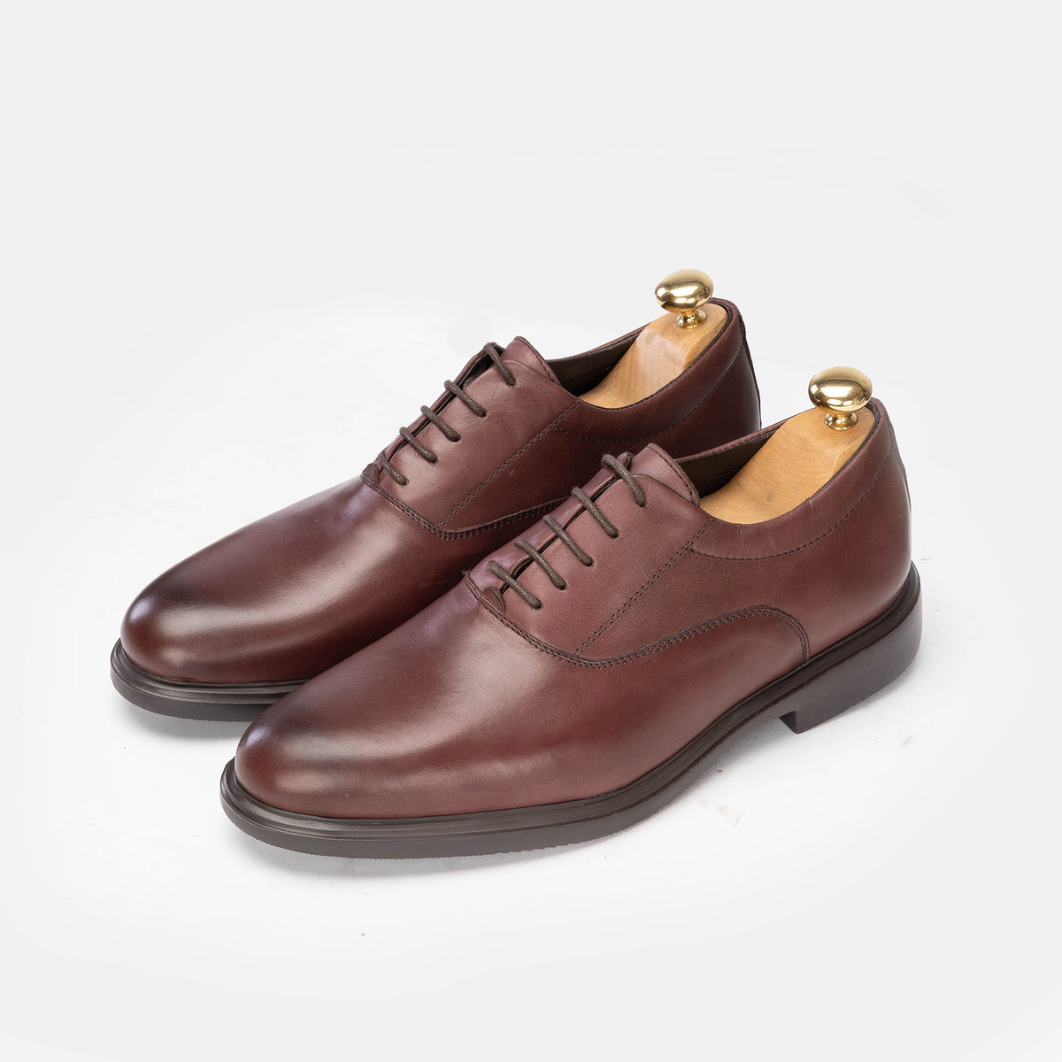 '910 Chaussure en cuir Bordeaux