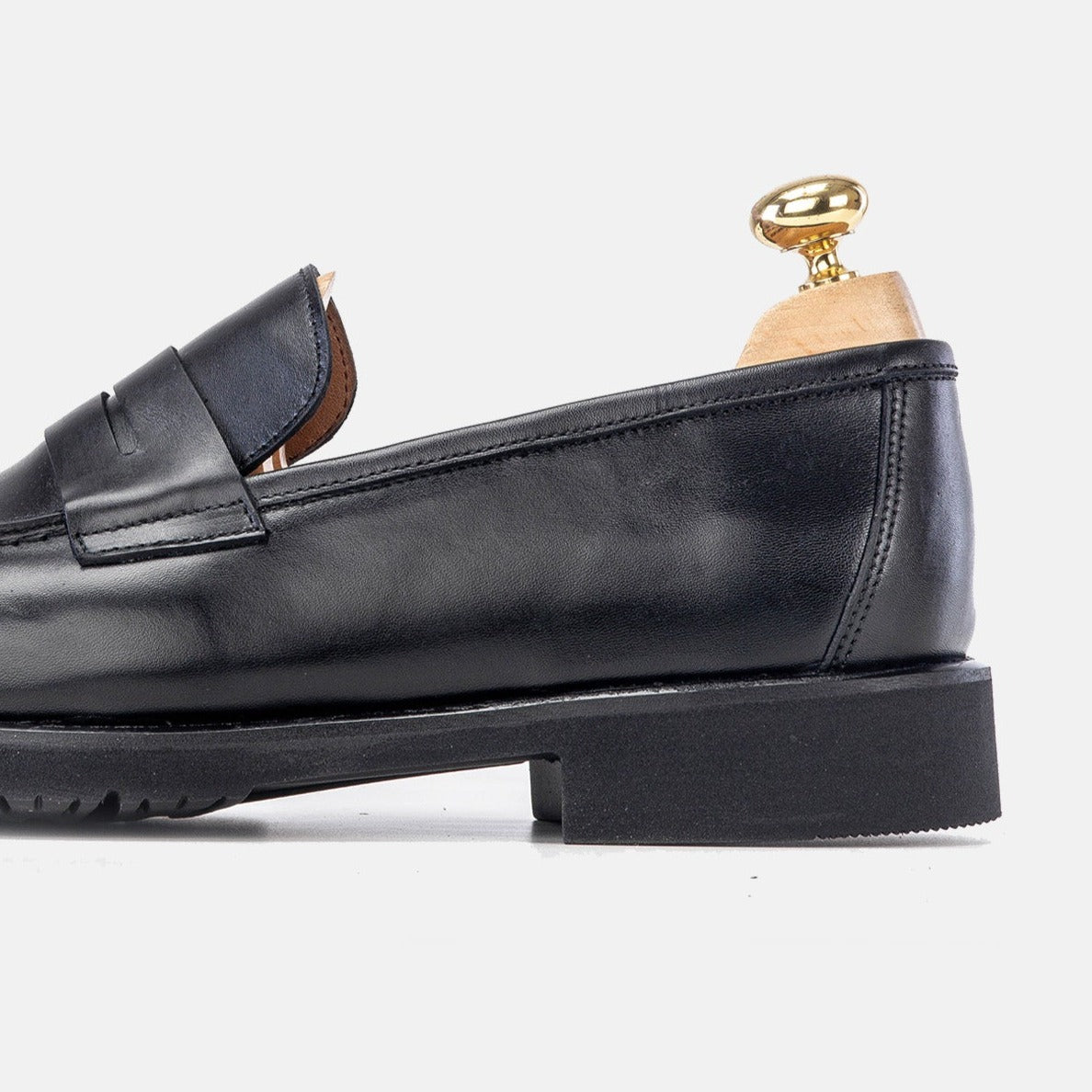 Volzak 5164 black leather shoe