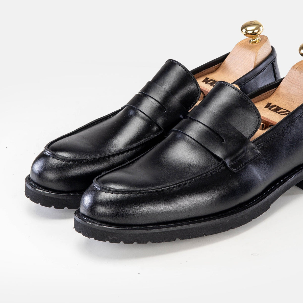 Volzak 5164 black leather shoe