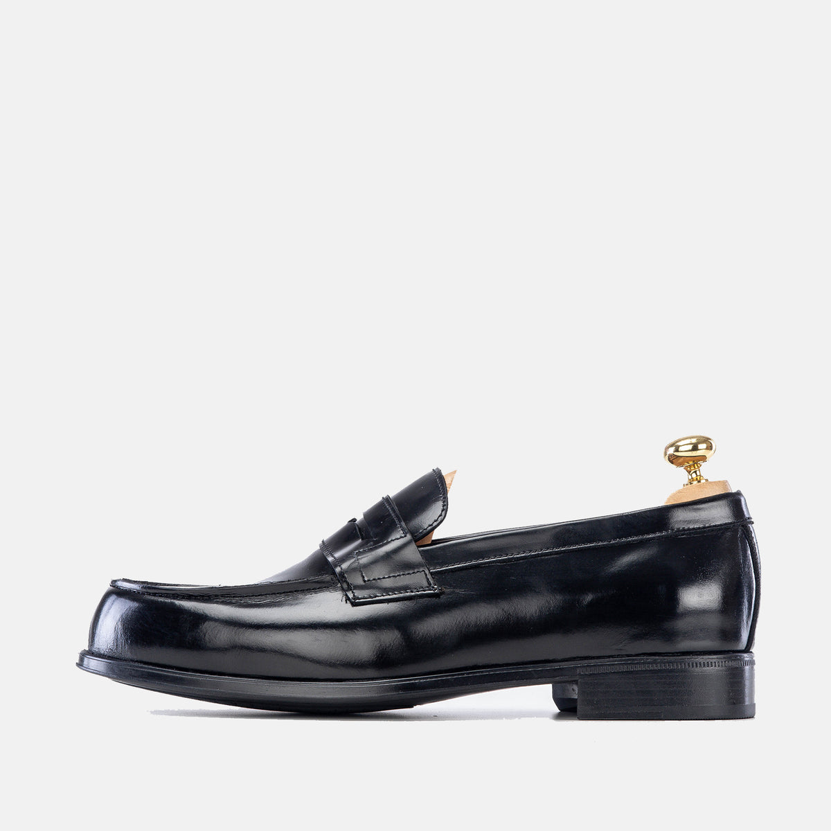 Volzak 5157 mocassin en cuir démasquable noir