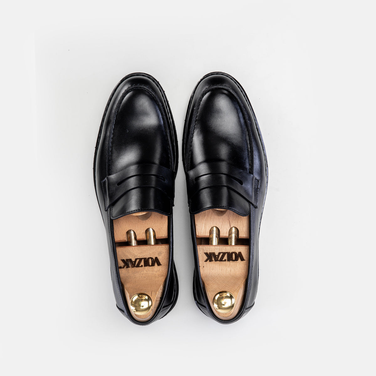 Volzak 5164 black leather shoe