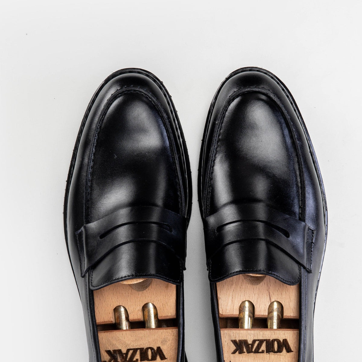 Volzak 5164 black leather shoe