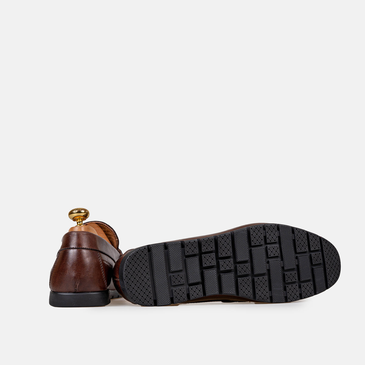 Volzak 048 Brown Leather Moccasin