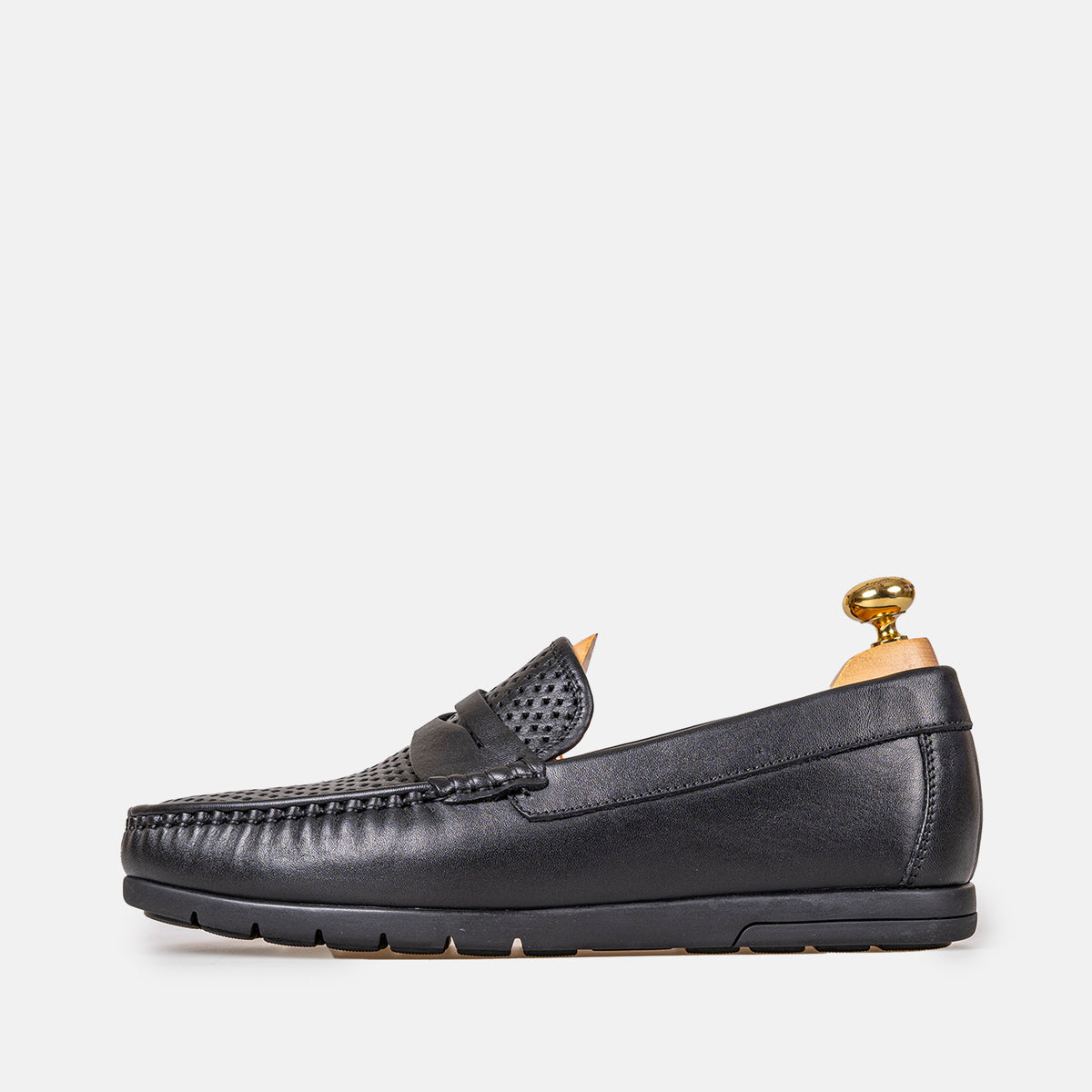 Volzak 050 Mocassin en cuir Noir