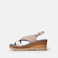 Volzak 5014 Beige Leather Sandal