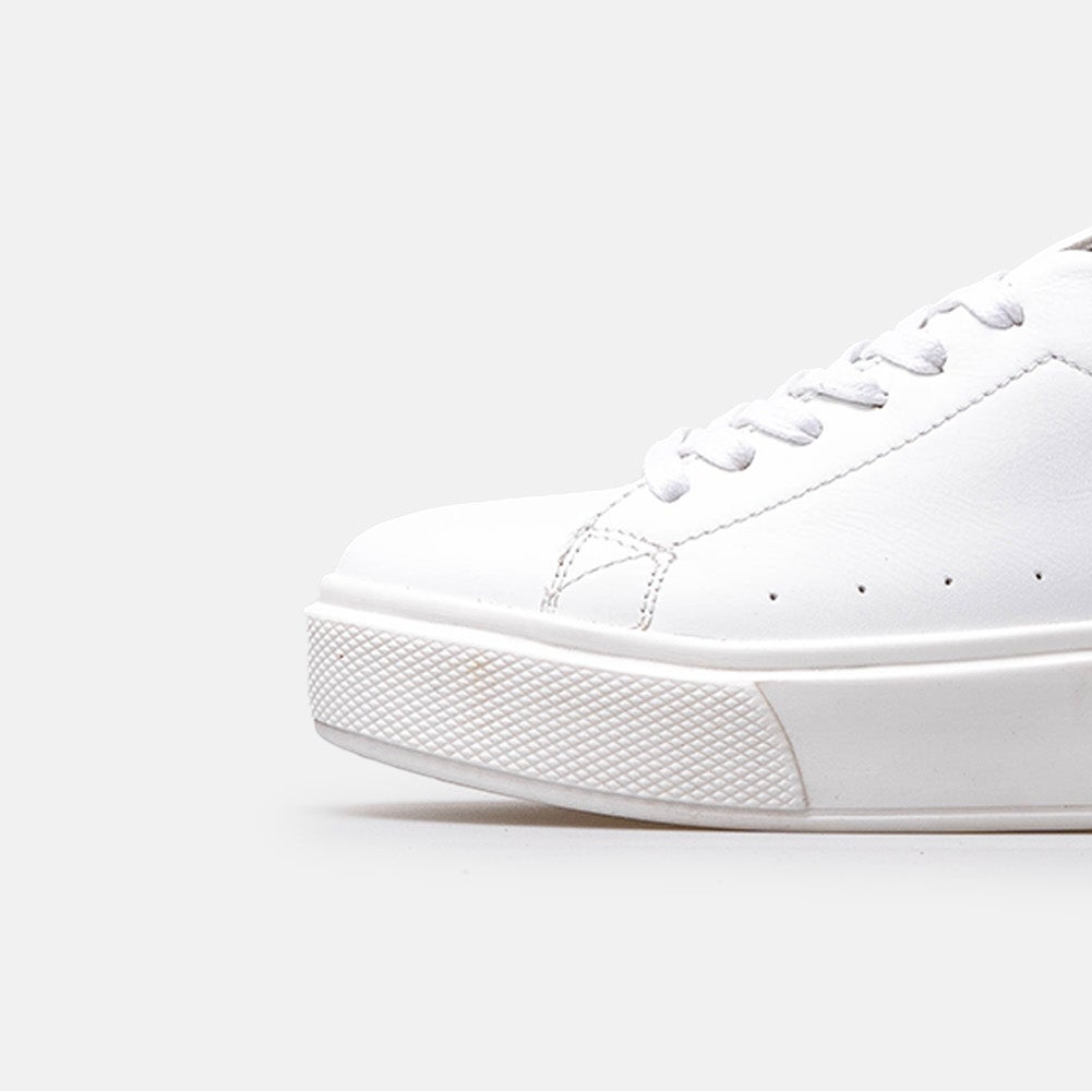 Volzak 2525 White Leather Sneakers