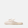 Volzak 0777 Off-White Suede Mule