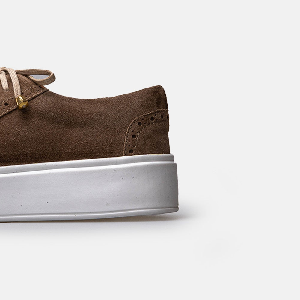 Volzak 777 Taupe suede sneaker