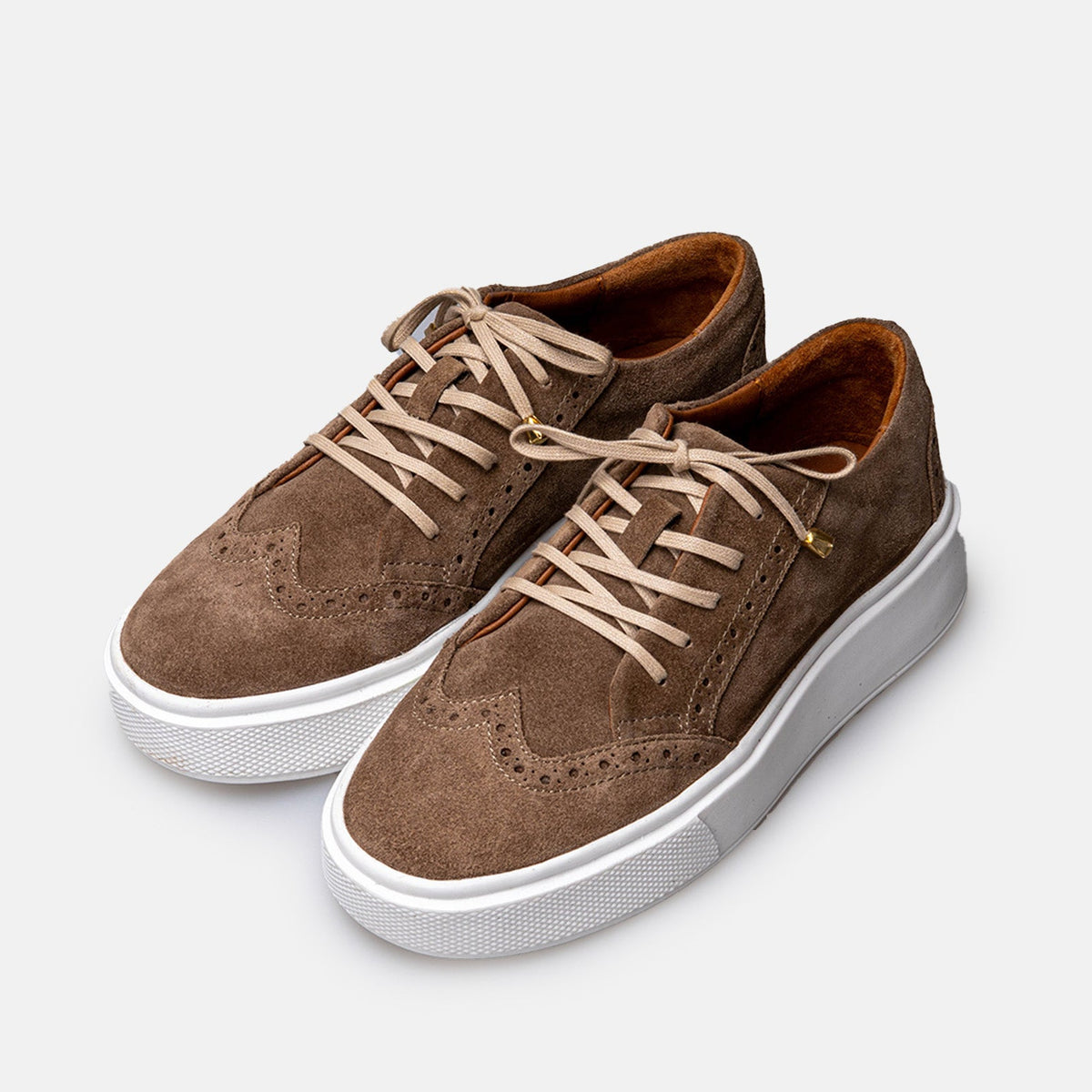 Volzak 777 Taupe suede sneaker