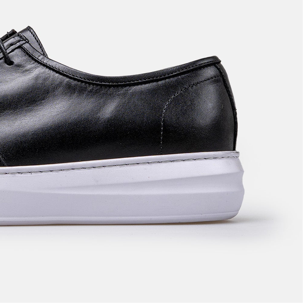 Volzak 5418 basket en cuir Noir