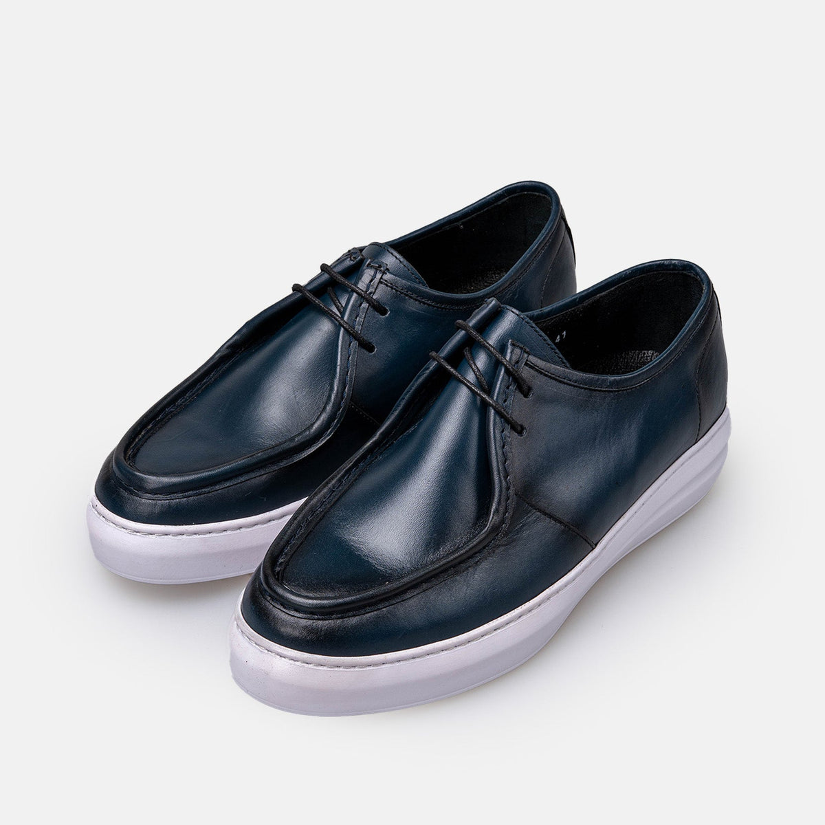 Volzak 5418 basket en cuir Bleu