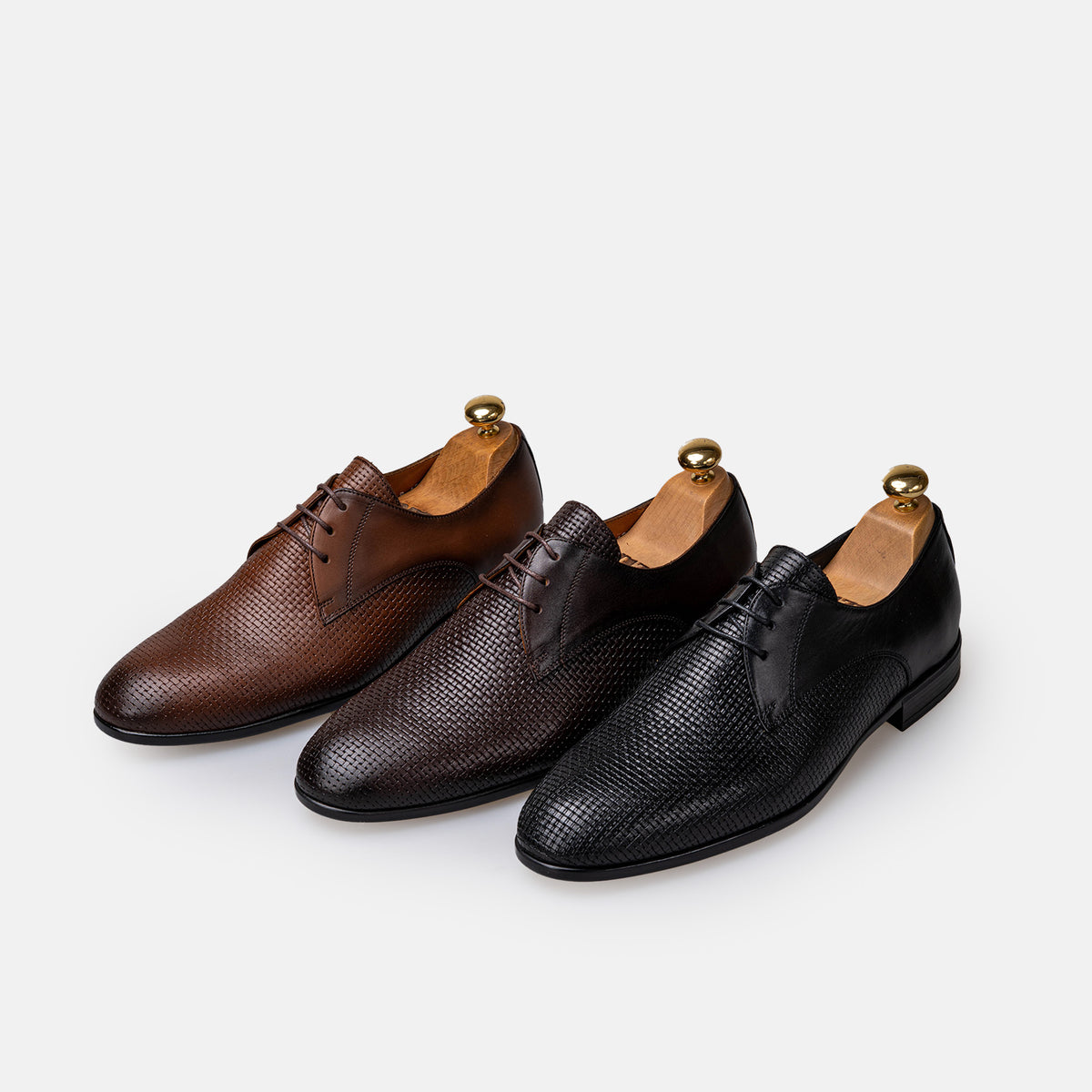 Volzak 5424 chaussure en cuir Marron Vintage