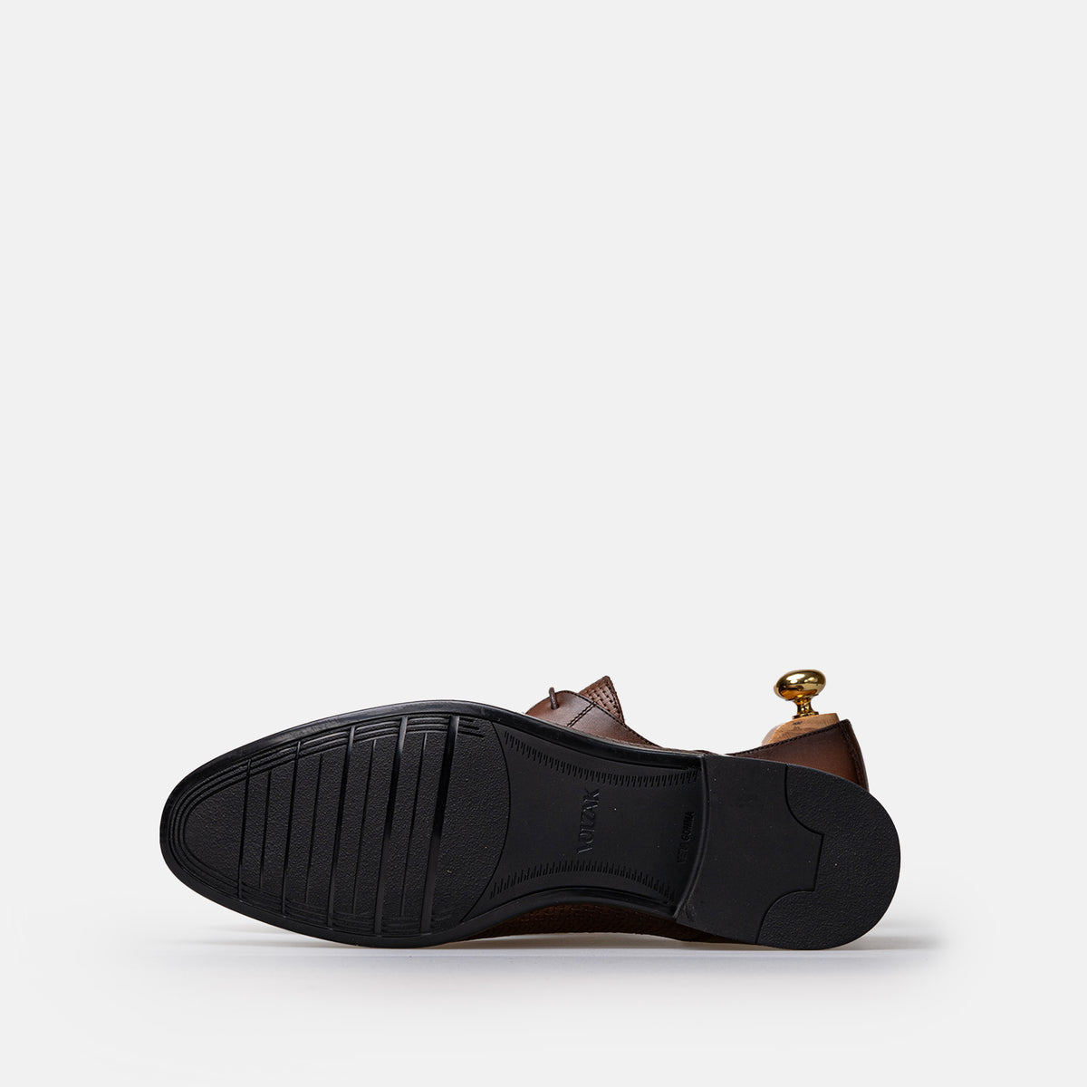 Volzak 5424 chaussure en cuir Marron Vintage