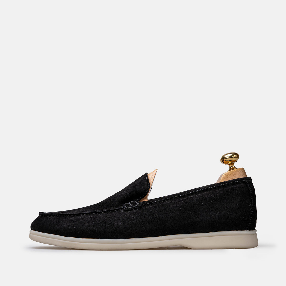 Volzak 3061 s Mocassin en daim Noir