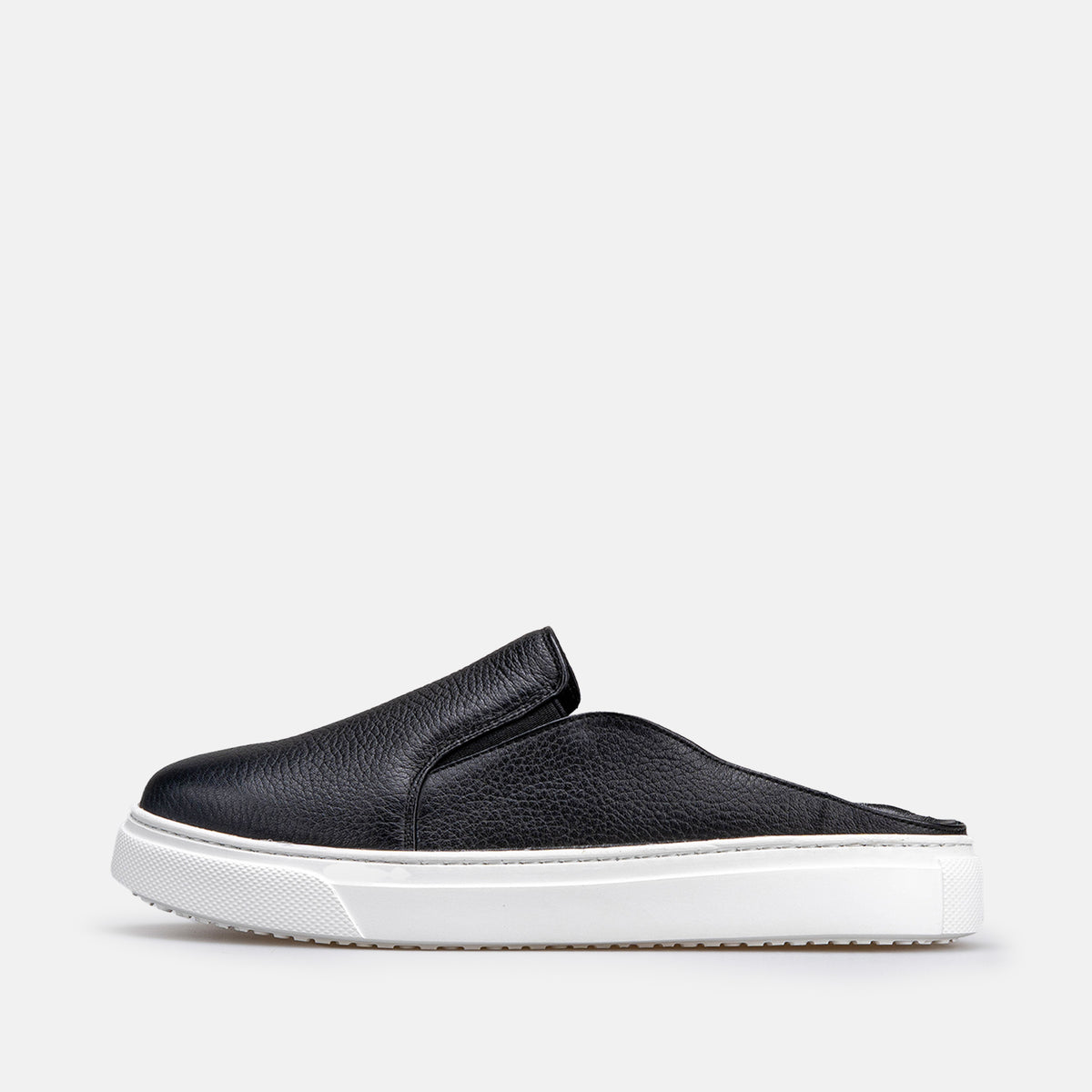 Volzak 301 Mule en cuir Noir