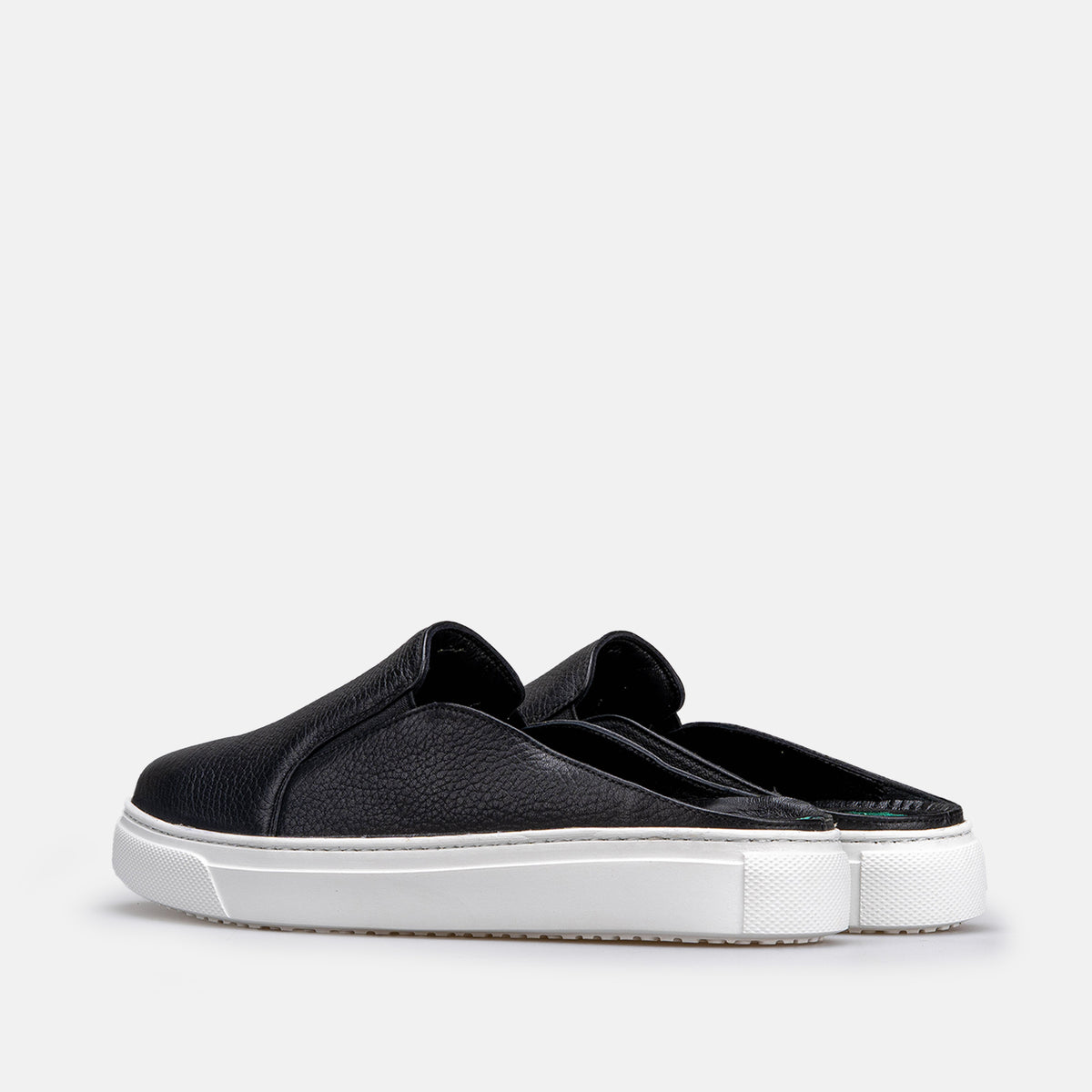 Volzak 301 Mule en cuir Noir