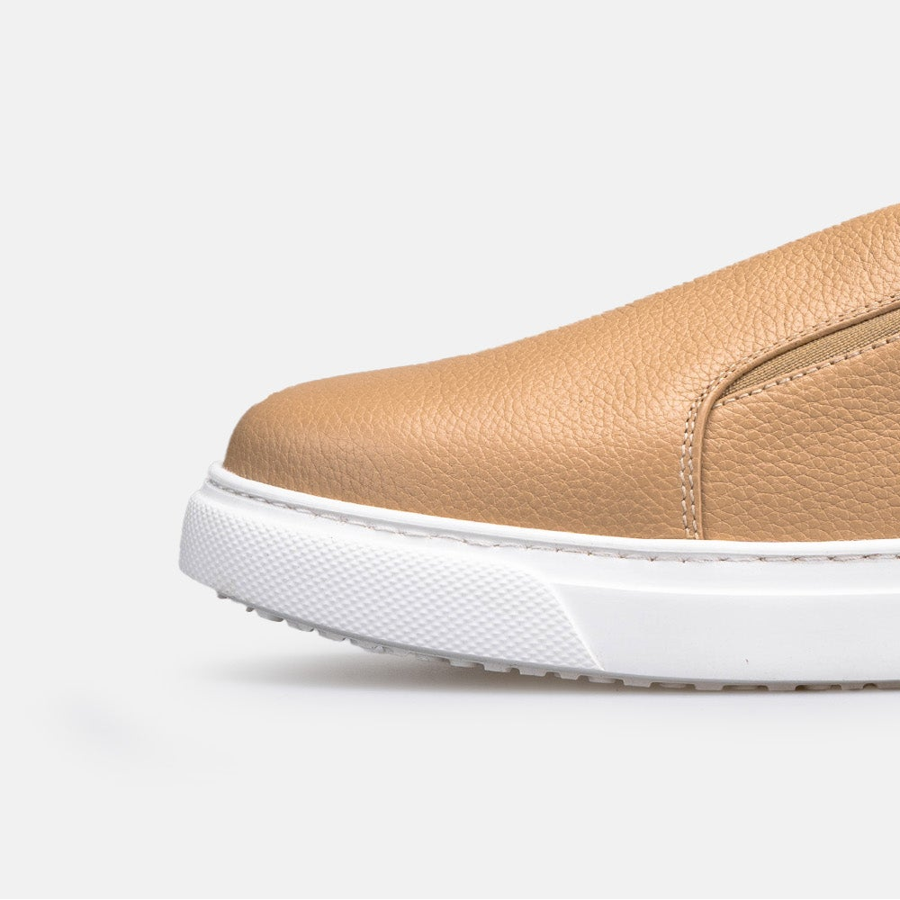 Volzak 301 Mule en cuir Beige