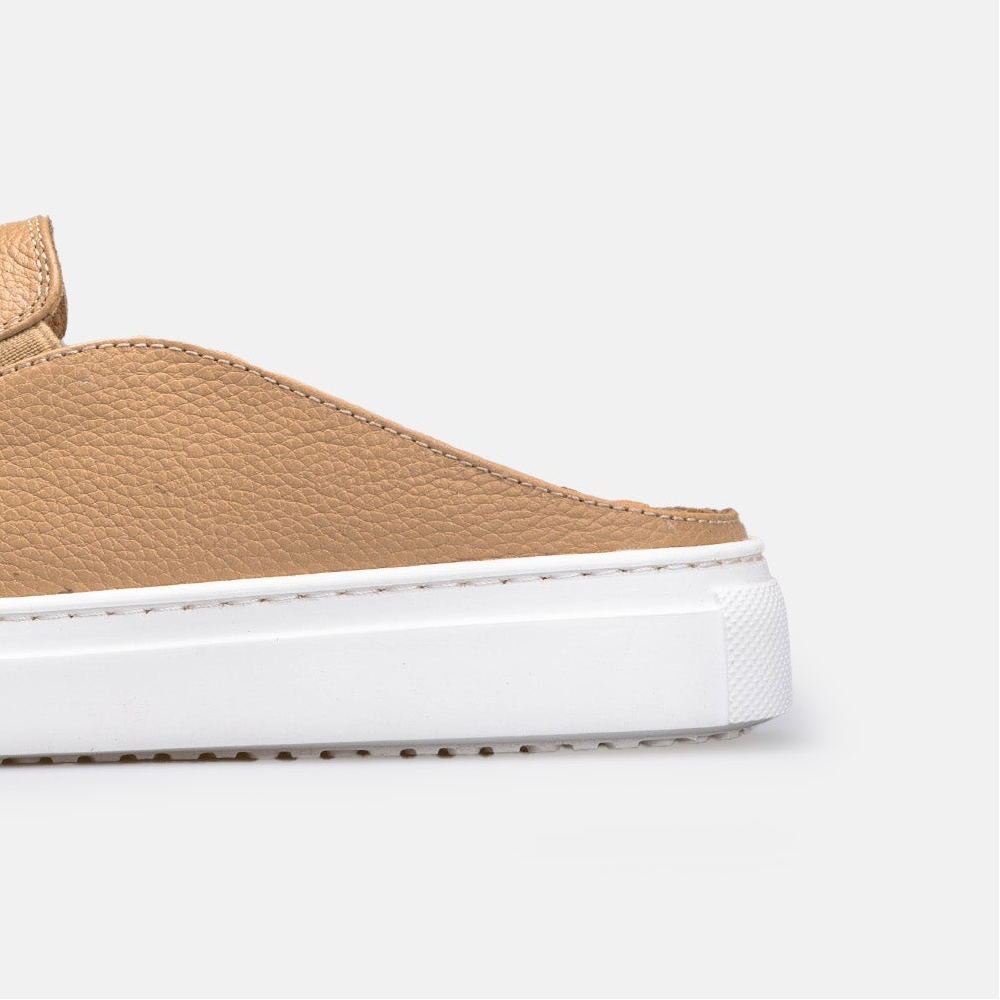 Volzak 301 Mule en cuir Beige