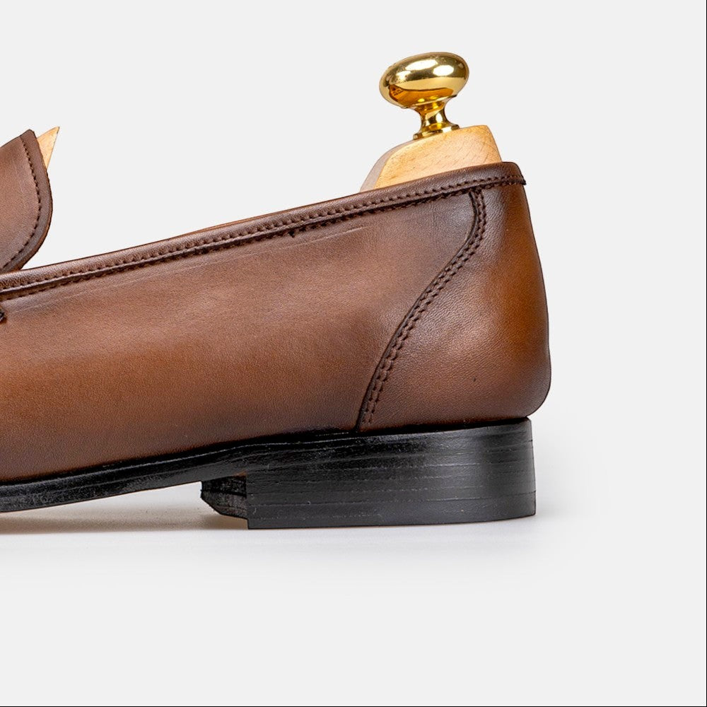 Volzak 5433 chaussure en cuir Marron Vintage