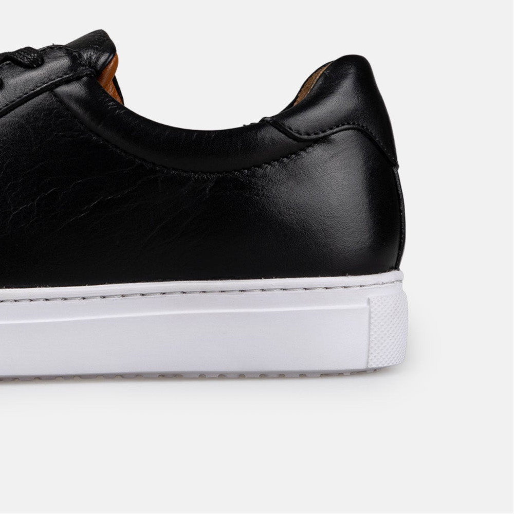 Volzak 3930 Basket en cuir Noir